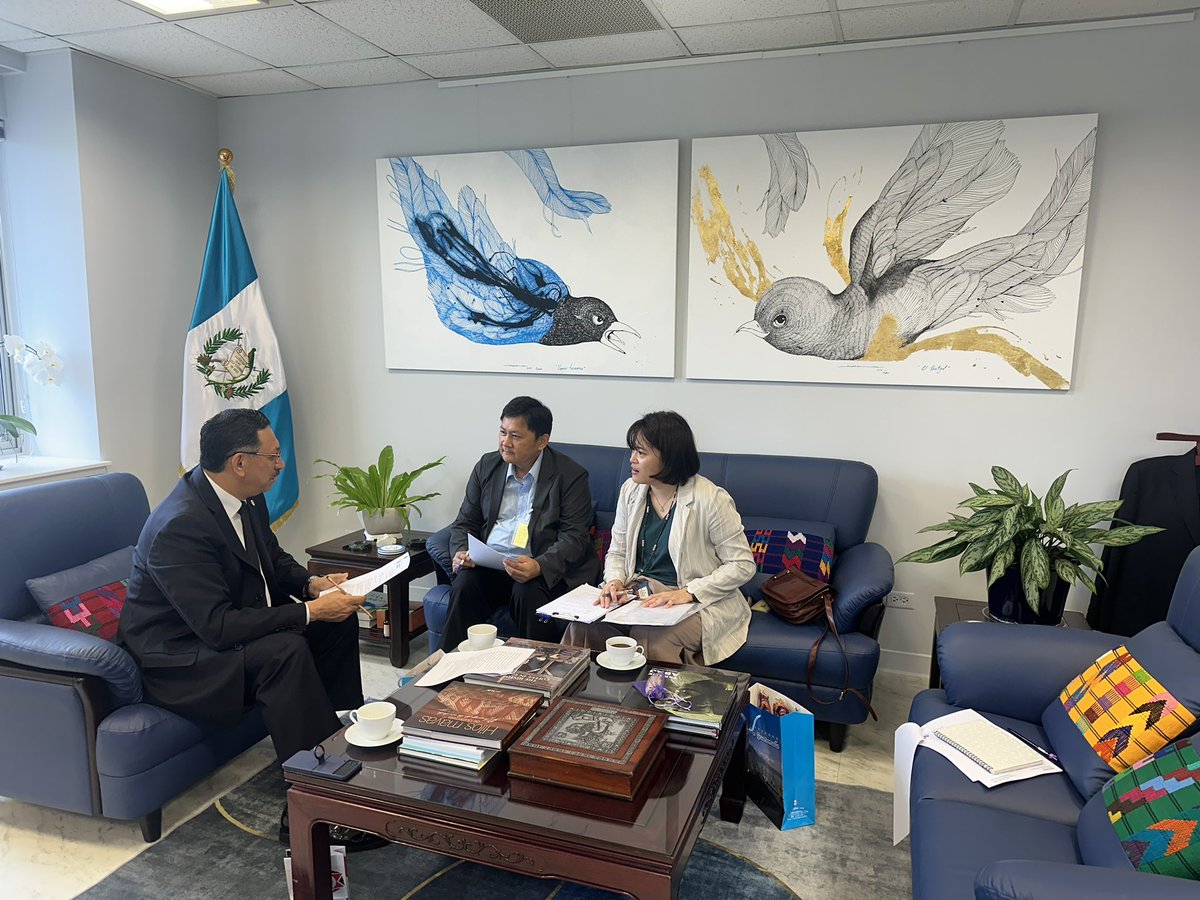 🇬🇹🇹🇼 | Con el objetivo de fortalecer las relaciones de amistad entre los pueblos indígenas de Guatemala y de la República de China (Taiwán), funcionarios de la @EmbaGuateTaiwan se reunieron con representantes del Consejo de Pueblos Indígenas taiwanés (CIP) para coordinar la