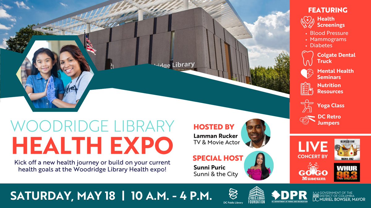 Woodridge Library Health Expo! 🏥🌟 Kick-start a new health journey or enhance your current goals on Saturday, May 18, from 10:00 am to 4:00 pm at Woodridge Library. Discover local health resources, get on-site medical screenings, and attend seminars on mental health and more.
