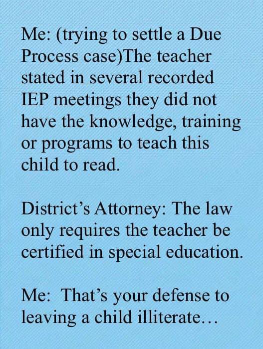 It is the moral imperative of district administrators to ensure ALL teachers are trained in how to teach ALL students to learn how to read. While funding is an issue in many districts, there are a plethora of FREE resources and trainings out there now.