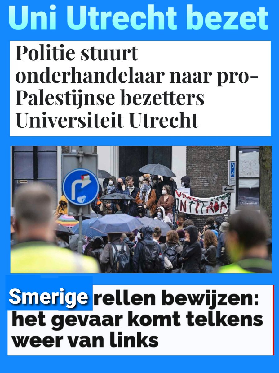 Nu #Universiteit #Utrecht weer gewelddadig bezet. #Antifa-volk komt geheel aan zijn trekken de laatste week. #Nieuwsuur