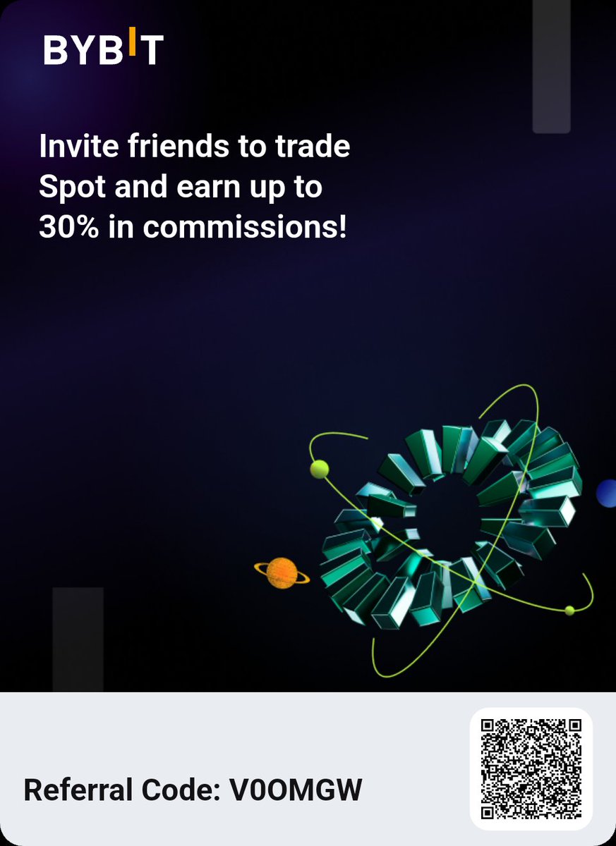 Participate in this Launchpad event and gain early access to tokens from promising projects directly on Bybit with me! Click here: bybit.com/en/trade/spot/…
