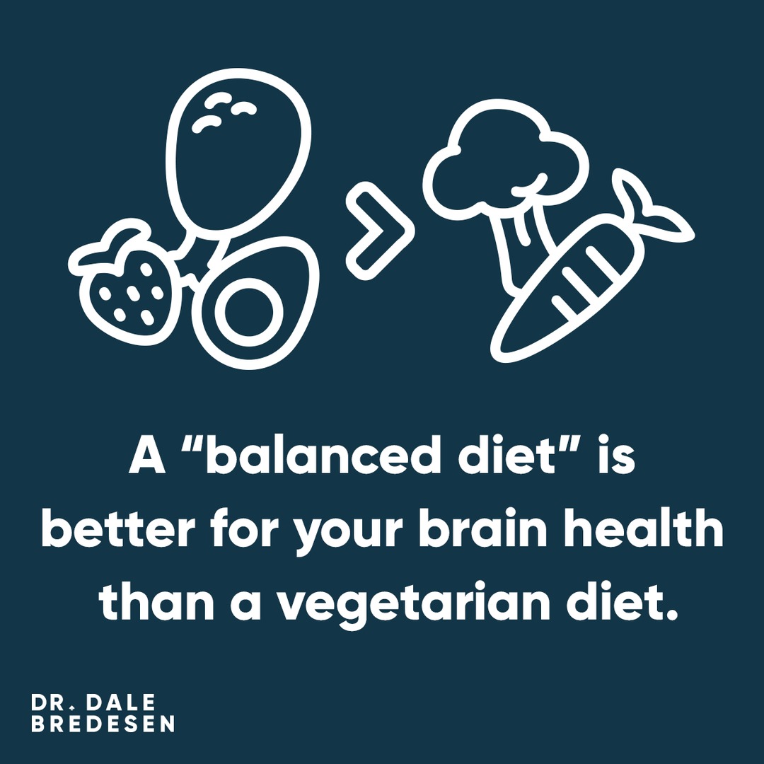 New research used MRI to check the brains of over 100K participants and found that those on a “balanced” diet had higher cognitive function and better brain health than those on a vegetarian diet. medicalnewstoday.com/articles/a-bal…