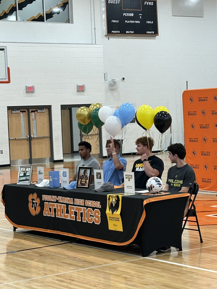 Congrats to these 4 athletes! We are so proud of you and can’t wait to see what the future holds for you. #RollBengals