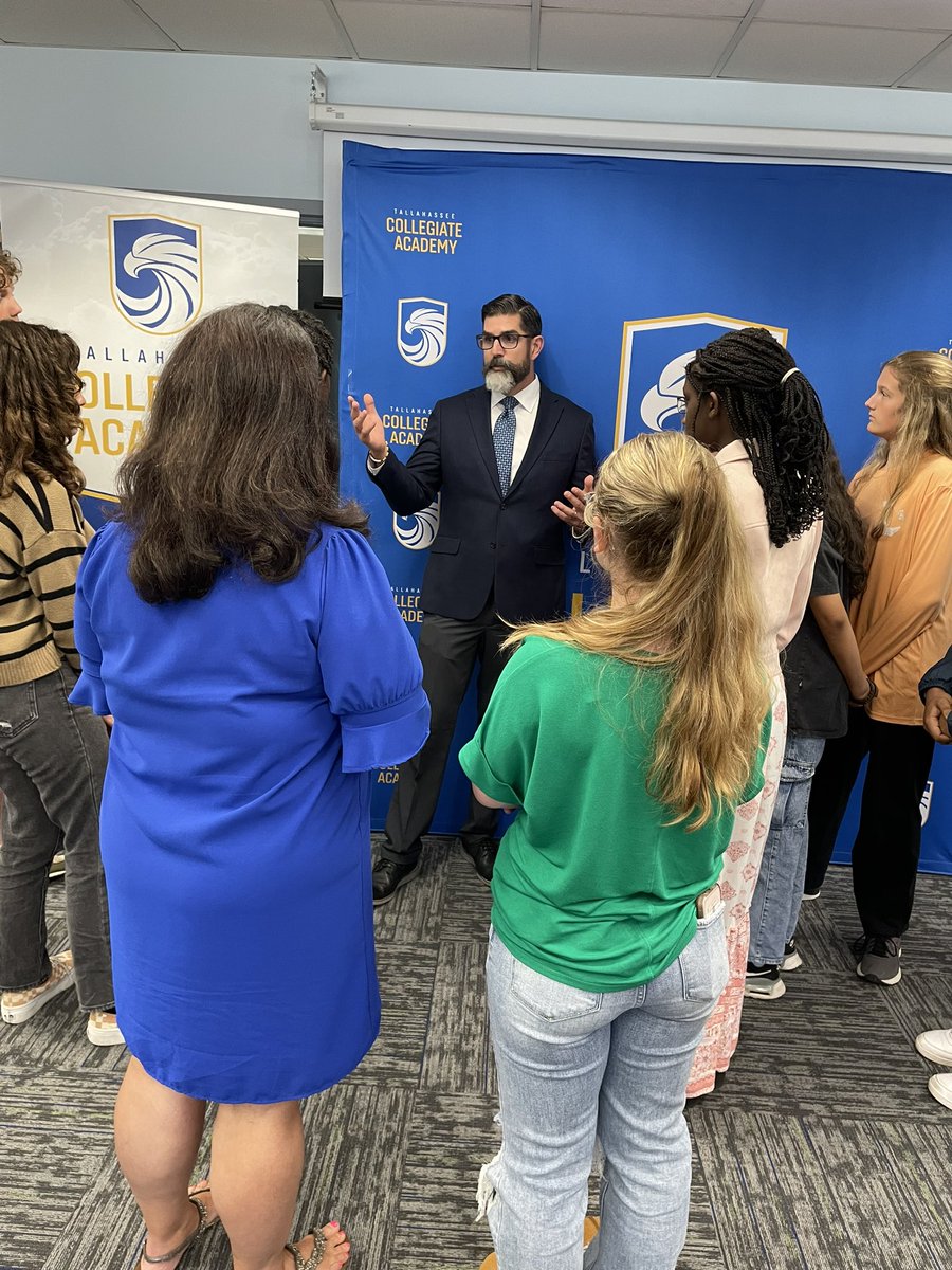 Great visit to Tallahassee Collegiate Academy on the campus of @GoToTCC , the first state college sponsored charter school in Florida, they are doing amazing things providing students with hands on learning and Associate degree tracks