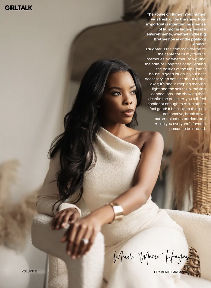 An entire magazine spread for me? 🥹

So honored to be featured in the May issue of Hey Beauti Magazine. 

Pages 12-21: magazine.heybeauti.com/lesa-milan-v13…
