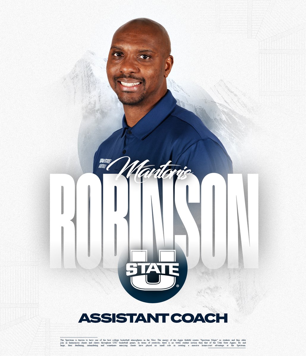 Welcome to the squad @Coach_MRobinson! Robinson joins @usubasketball as an Assistant Coach! ➡️ bit.ly/4dALo4l