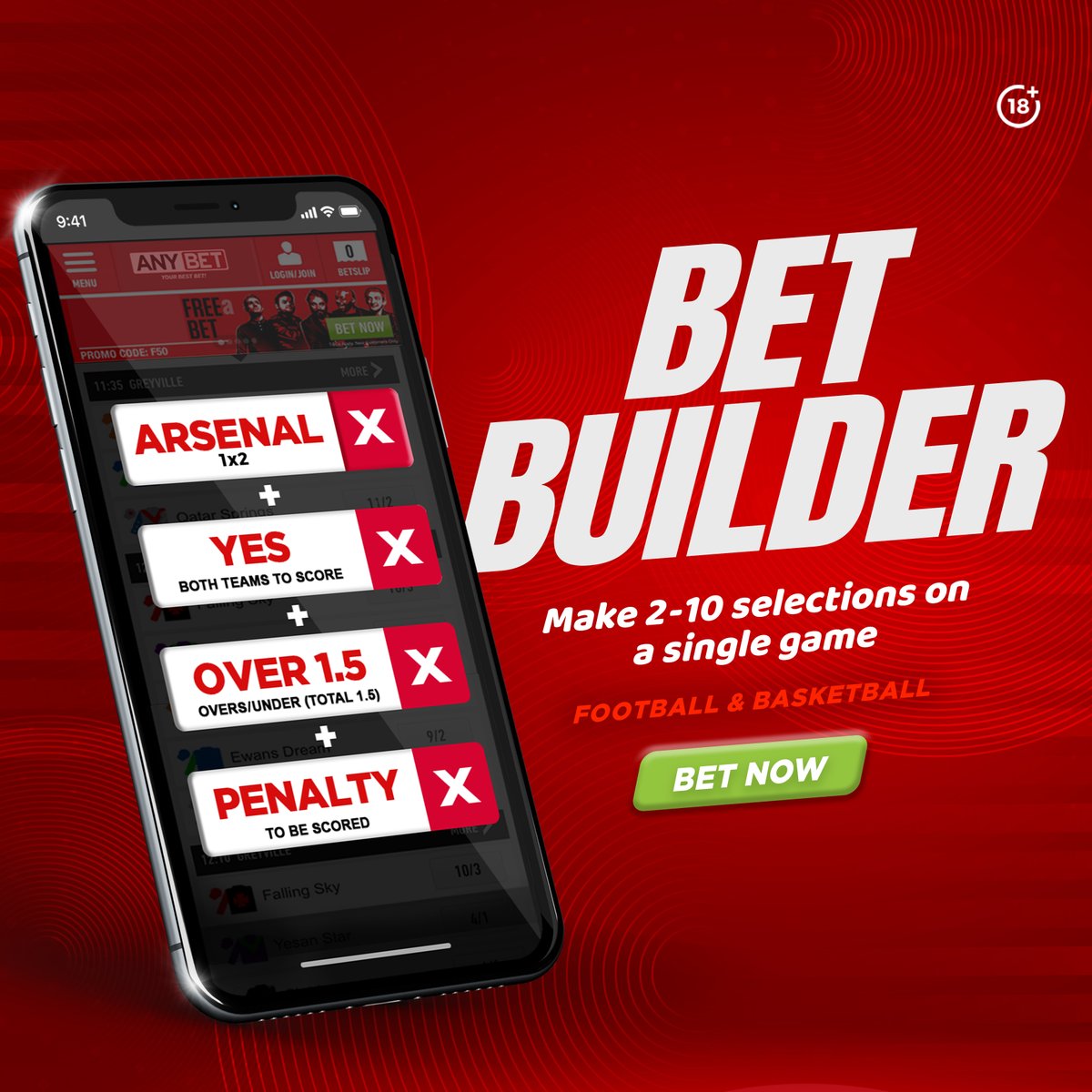 anybetja's tweet photo. Build your own bet!
🌟with our new Bet Builder feature
Available on football⚽️ &amp; basketball🏀

Make multiple bets on a single game

https://t.co/enNh40nnzE
Must be 18+ year

#customize #bet #betbuilder #football #basketball #Jamaica #AnyBet #yourbestbet #sportsbetting #new https://t.co/5bT8uH0147