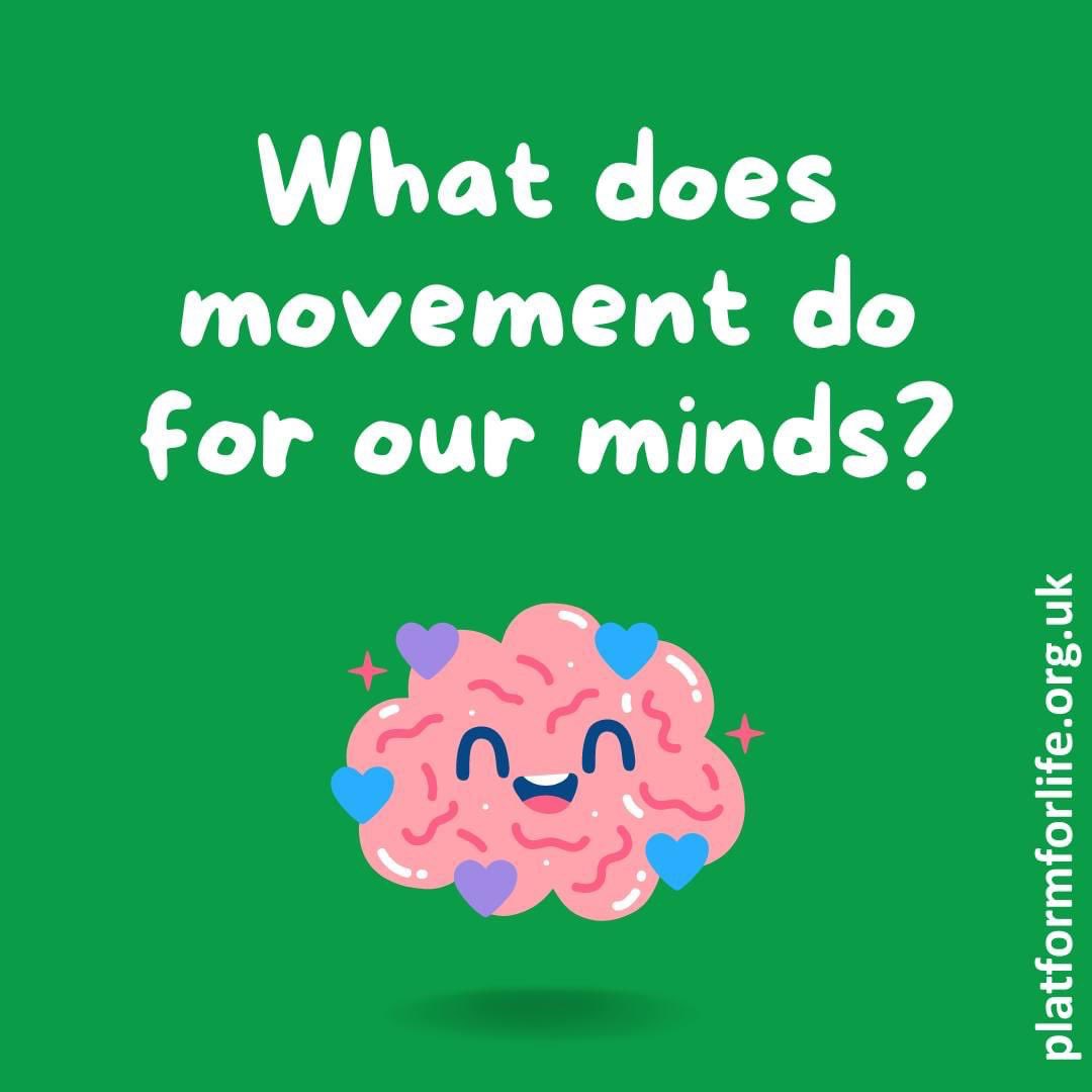 💚 Movement floods the brain with nutrients and neurotrophins.

💚 Movement helps the brain form neural pathways which improves memory and helps us to acquire knowledge. 

💚 Make time to move this 
#MentalHealthAwarenessWeek 

#Movement #ChestersMentalHealthCharity #ItsWhatWeDo