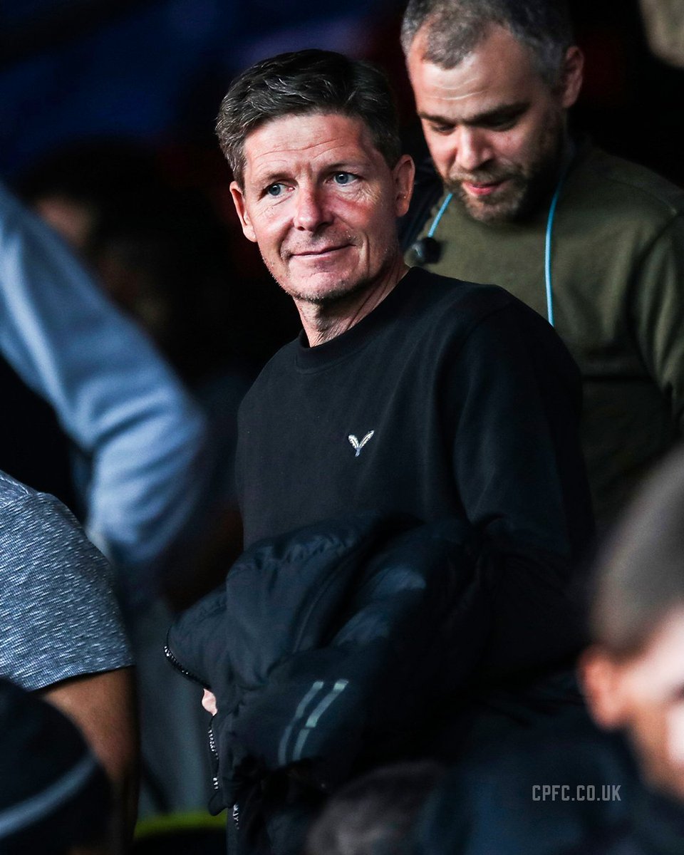 The boss is also in the house tonight 🦅 #CPFC | #PLInternationalCup