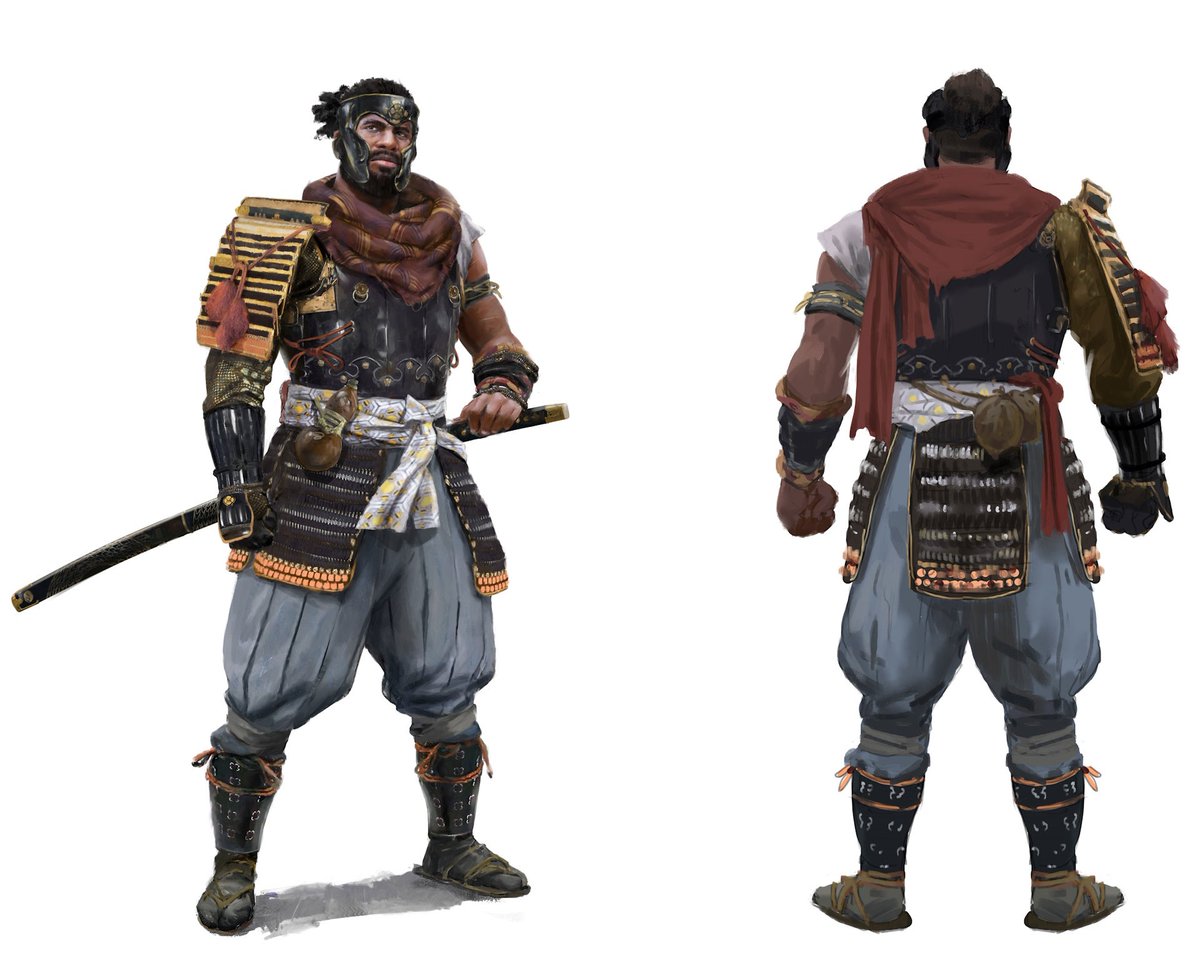 Here are two new #AssassinsCreed Shadows concepts showcasing two new potential outfits for Naoe and Yasuke! (via IGN)