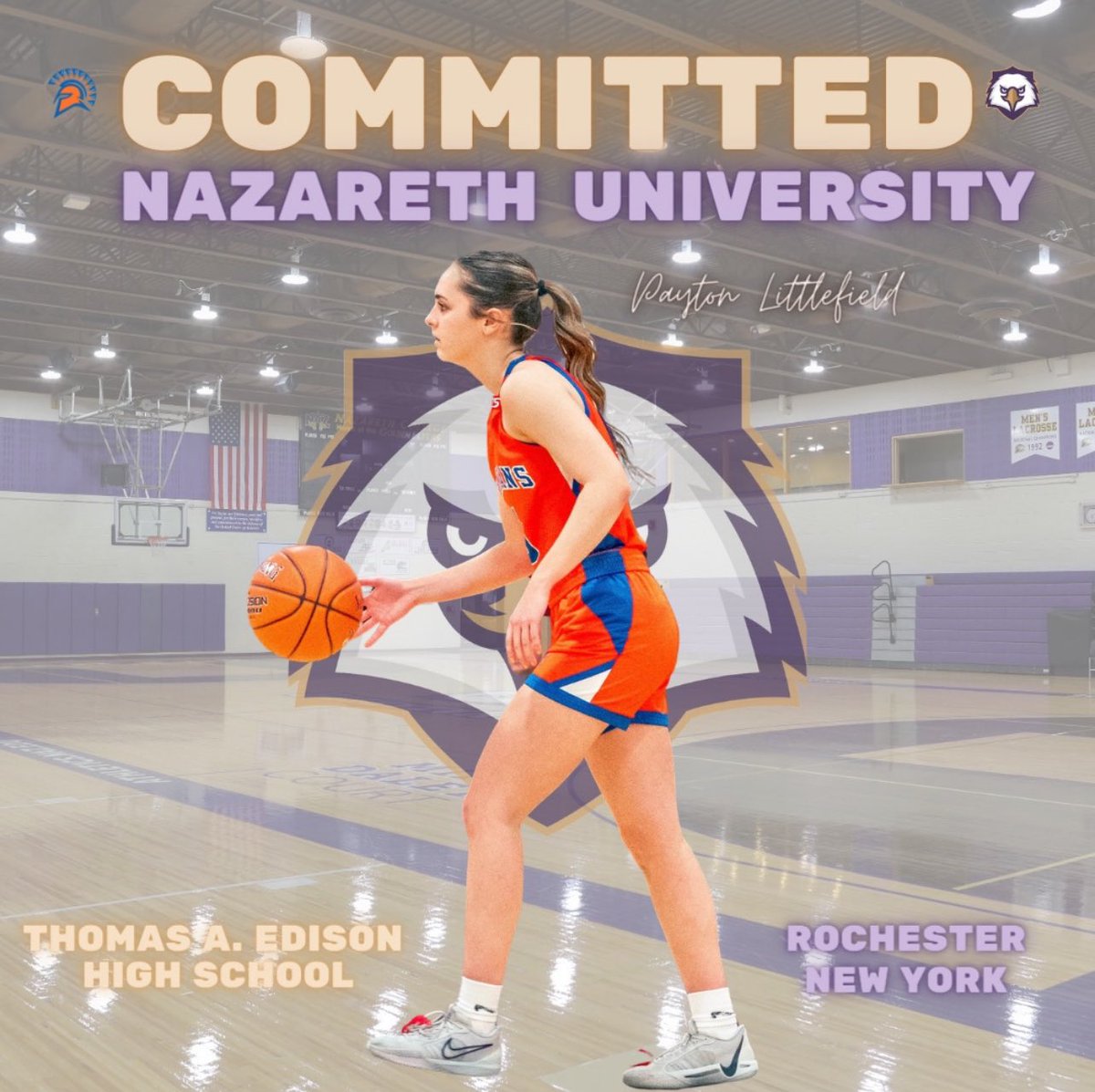 STORY: Edison's Payton Littlefield, the Spartans' all-time scoring leader, commits to Nazareth women's basketball: <a href="/plittlefield_24/">Payton Littlefield</a> <a href="/taegirlshoops/">edisongirlsbasketball</a> <a href="/TheCoachRich/">Paul Richmond</a> <a href="/Nazareth_WBB/">Nazareth Basketball</a> <a href="/Empire8/">Empire 8</a> @tbday1  mytwintiers.com/williams-sport…