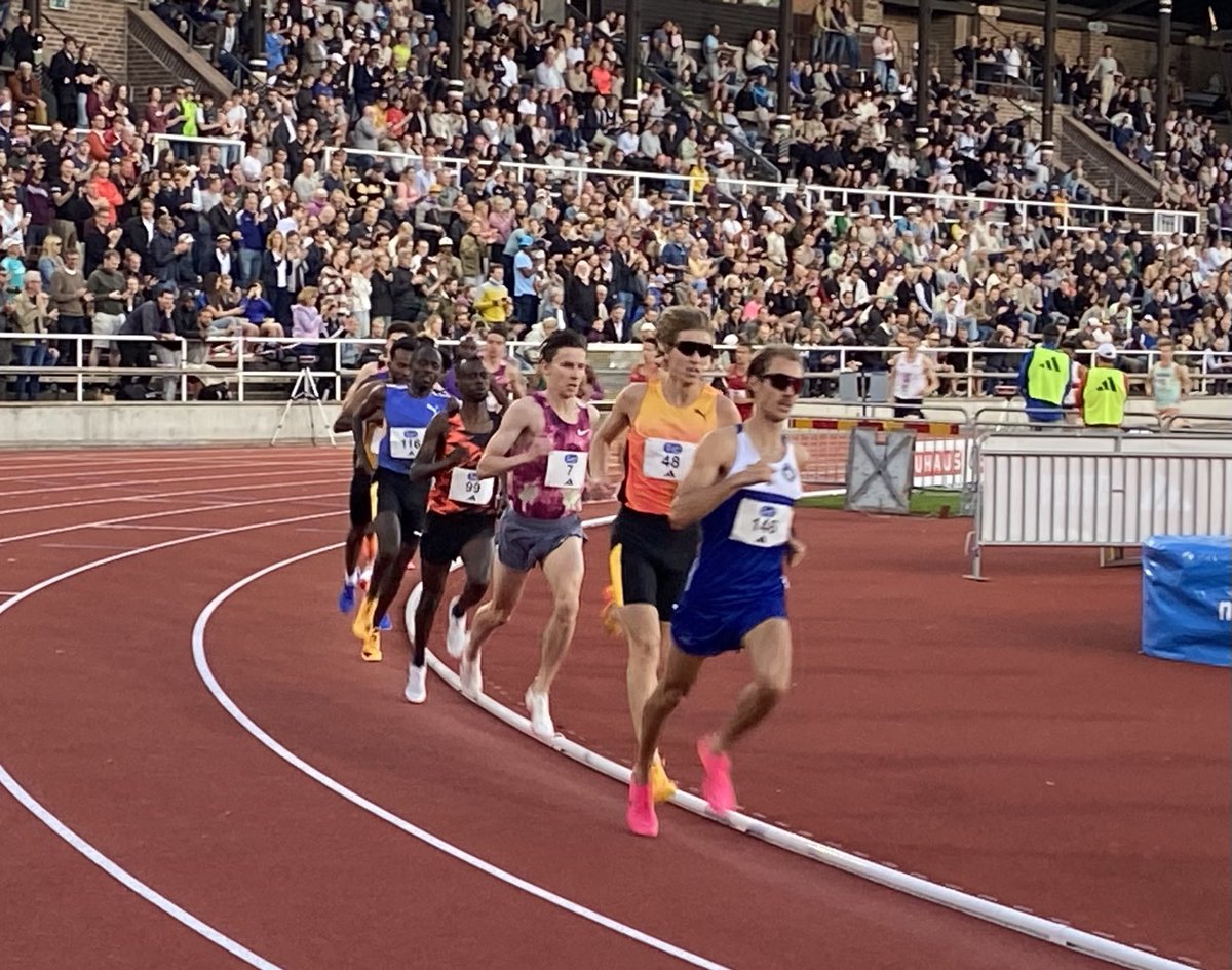 ⁦<a href="/andreasalmgren/">Andreas Almgren</a>⁩ 🇸🇪 on his way at Stockholm Olympic Stadion tonight