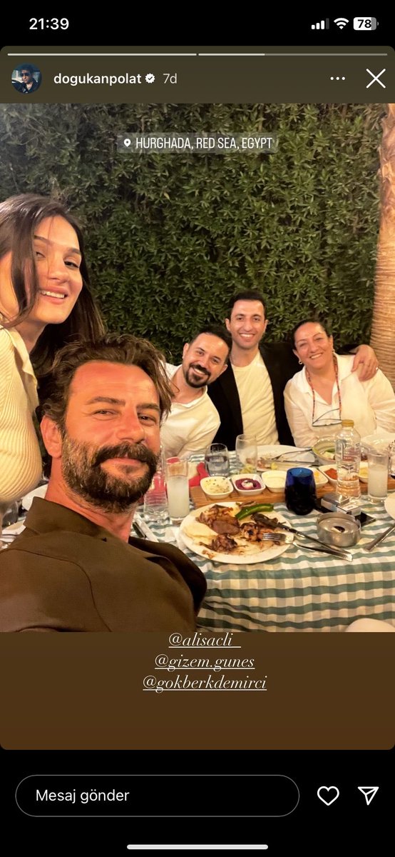 mısır tatilinde yeni fotolar 😍 #GökberkDemirci #Prontotour30yasinda