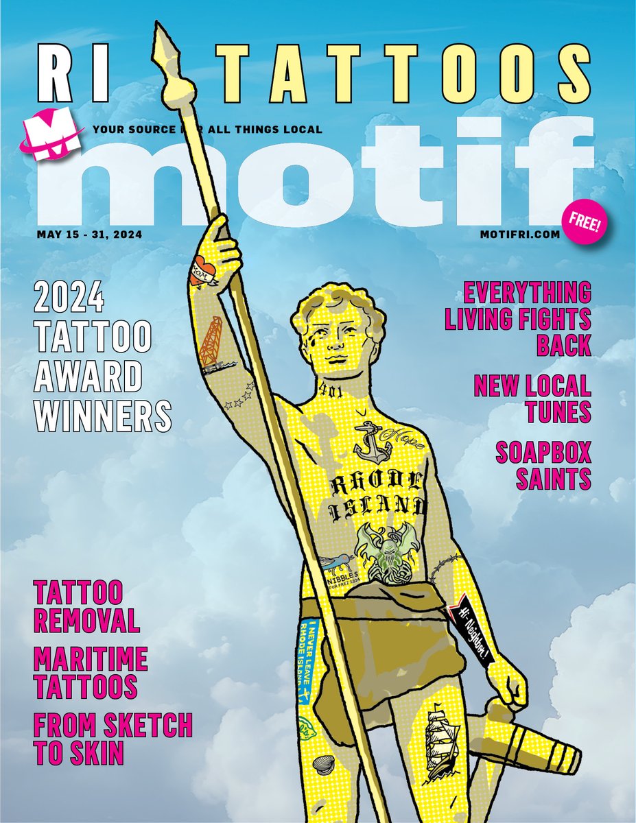 Freshly inked and on a Motif mag rack near you 🌊