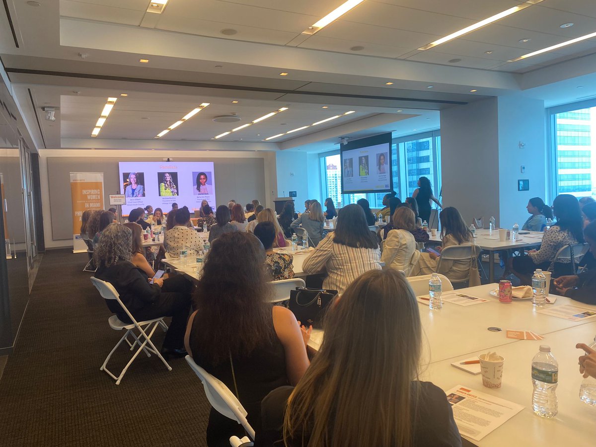 #BilzinSumberg hosted @UnitedWayMiami’s #WomenUnited 'Let's Do Lunch' event in honor of the organization’s 100th anniversary. #BilzinSumberg Partner Karyl Argamasilla, an ex-officio board member, moderated a discussion between notable Miami women leaders about Miami’s evolution.