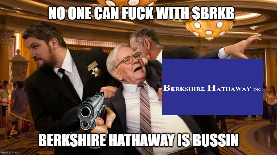 Can't buy Berkshire Hathaway Inc. stock? Join the $BRKB memecoin club! 

linktr.ee/BerkshireSOL

#BerkshireHathaway #BRKB @BerkshireSOL  $GME $AMC $KITTY $ROAR $DUMB $WSB