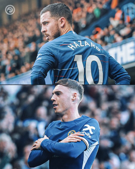 Cole Palmer has been directly involved in 32 Premier League goals this season, beating Eden Hazard’s personal best for goals and assists in a league campaign for Chelsea: Hazard (18/19) ◎ 37 games ◎ 16 goals ◎ 15 assists Palmer (23/24) ◉ 32 games ◉ 22 goals ◉ 10
