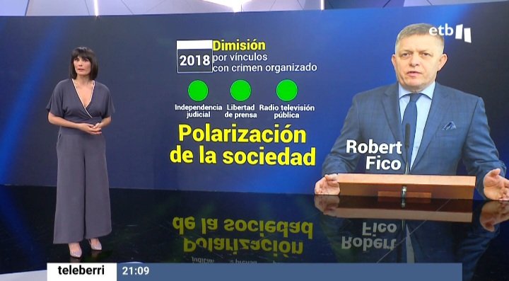 Vaya cuadro que ha hecho hoy Teleberri de Robert Fico. Solo les ha faltado decir 'normal que le hayan pegado 5 tiros'.