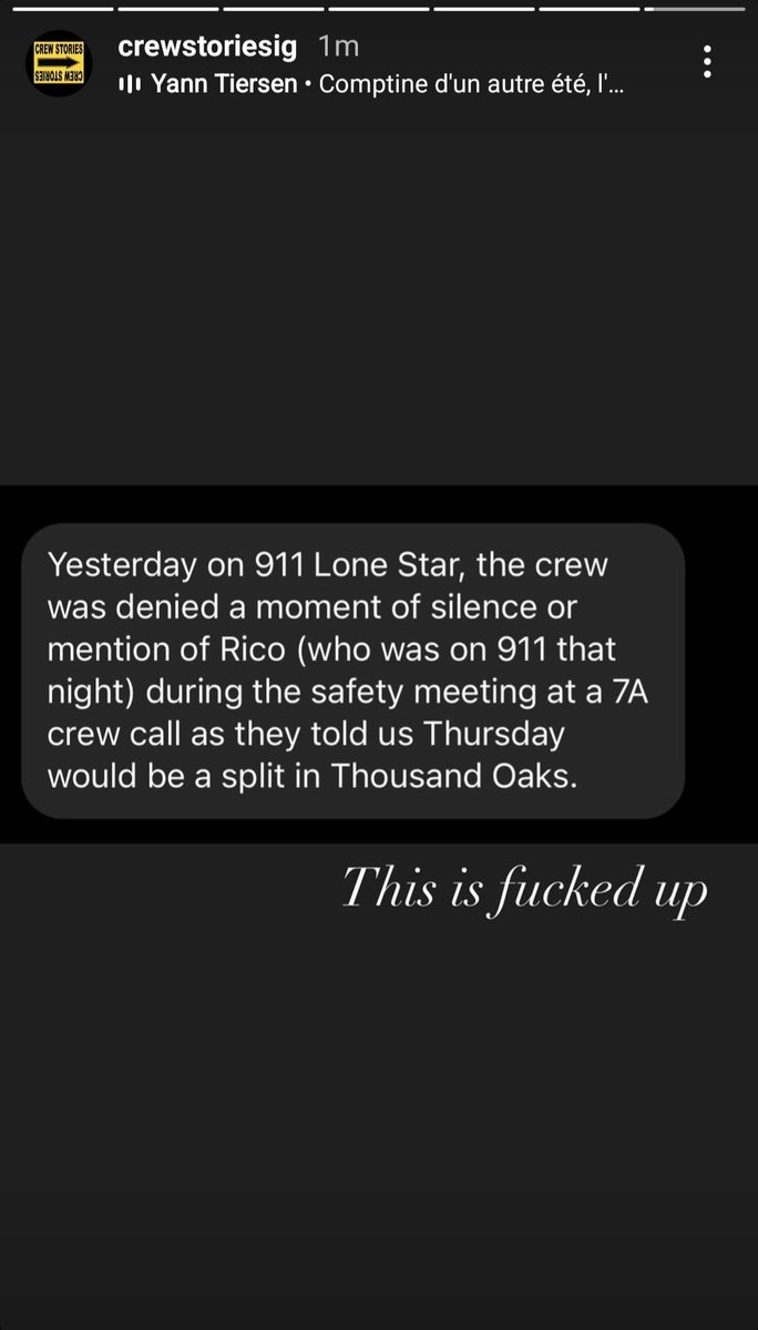 things shared (anonymously) by people who work(ed) on 911 via crewstoriesig