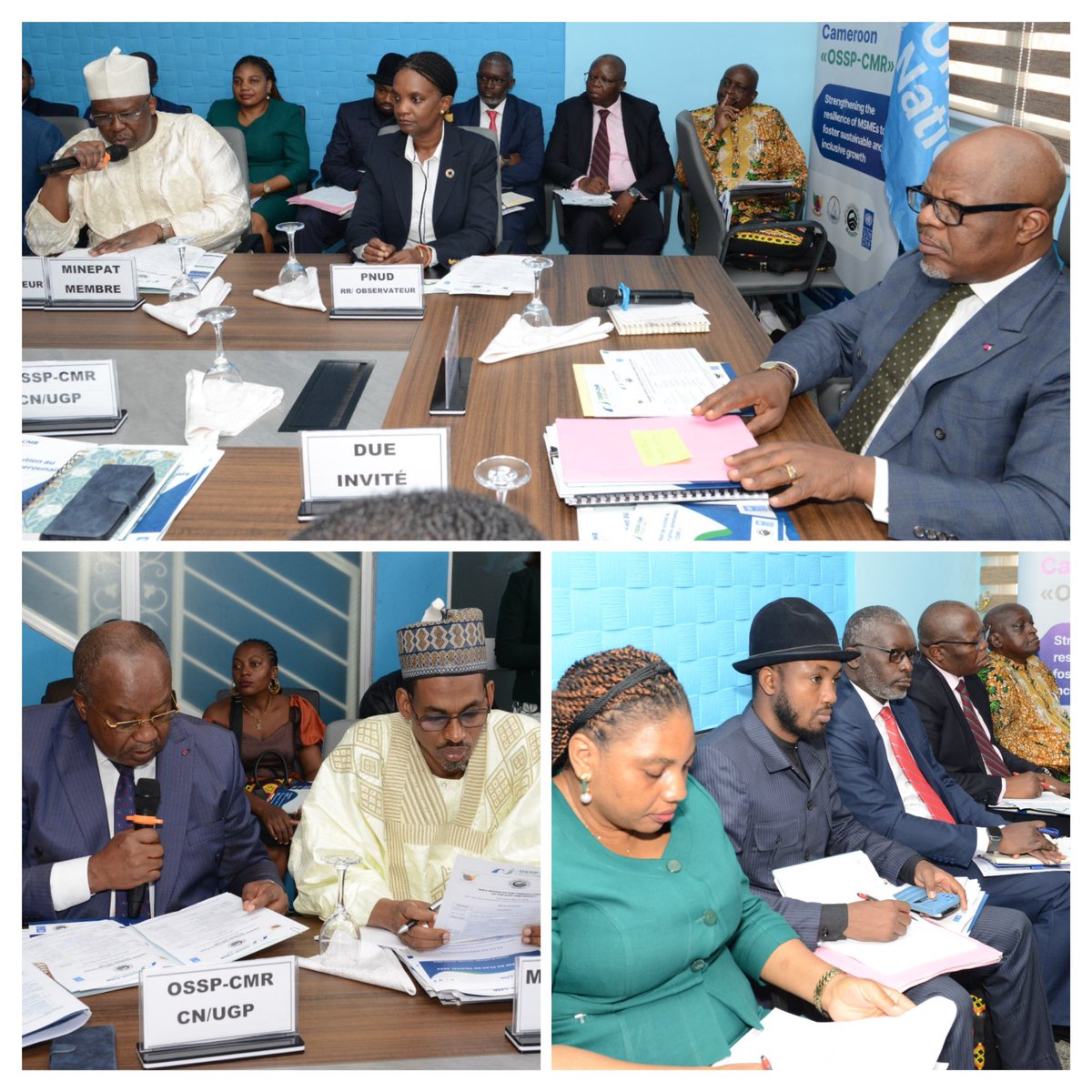 PNUDCameroun's tweet photo. The #OSSP-CMR🇨🇲 committee also urged
✅The engagement of #Banks & #Microfinance inst. 2 ensure quality access 2 OSSP🇨🇲 #Grants & #Loans 4 #SMEs, women entrepreneurs & young start-ups
✅Transparency in the selection of SMEs & women/youth firms as a criterion 4 success/efficiency https://t.co/kHpamYMXuy