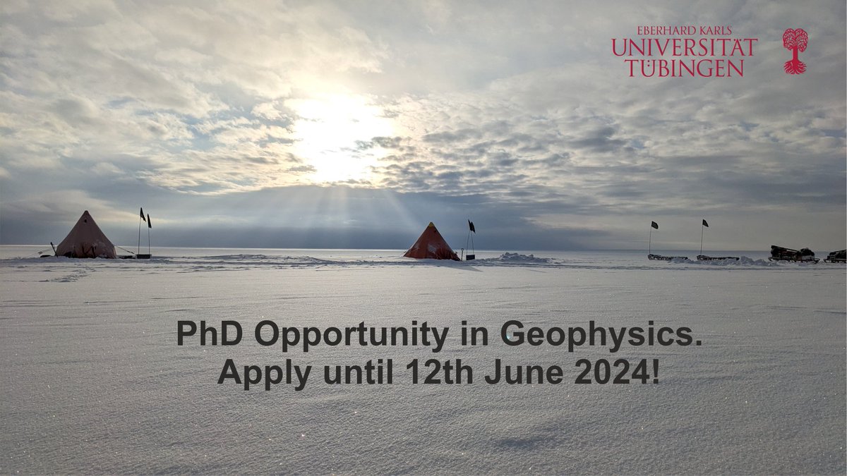 Rebecca Schlegel (@down2ice) on Twitter photo 📢PhD opportunity in Geophysics at <a href="/uni_tue/">Universität Tübingen</a>
Excited about firn, ice and phase-coherent radars❄️🧊📡? Interested in being part of a radar development? Come and work with me and <a href="/ReinhardDrews/">Reinhard Drews</a>. Drop me a line for an informal chat. Closing date 12.06.2024➡️uni-tuebingen.de/en/university/… 📢PhD opportunity in Geophysics at <a href="/uni_tue/">Universität Tübingen</a>
Excited about firn, ice and phase-coherent radars❄️🧊📡? Interested in being part of a radar development? Come and work with me and <a href="/ReinhardDrews/">Reinhard Drews</a>. Drop me a line for an informal chat. Closing date 12.06.2024➡️uni-tuebingen.de/en/university/…