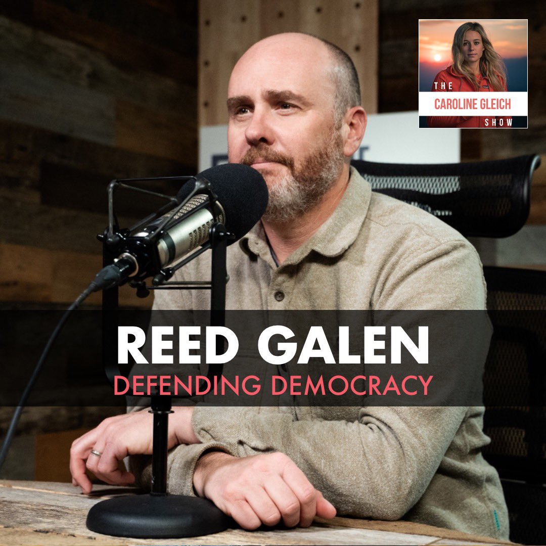 Huge news: A new episode of the Caroline Gleich show is out now with guest @reedgalen! 

Reed is the co-founder of the Lincoln Project and has decades of political experience. 

Check it out and stay tuned for more updates from me out on the campaign trail: