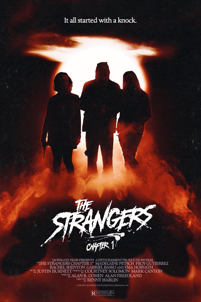 My alt poster for #thestrangers chapter 1! 🩸🪓