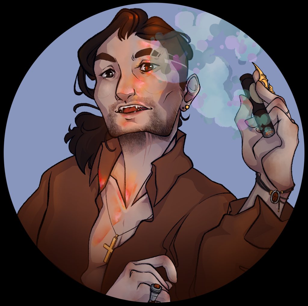 systemreset5's tweet image. An NPC for my game of VTM I’m Storytelling, set in NYC in 2018, the harpy Mazz (from the NYbN companion book but tweaked for my purposes)
#vtm #Vampire