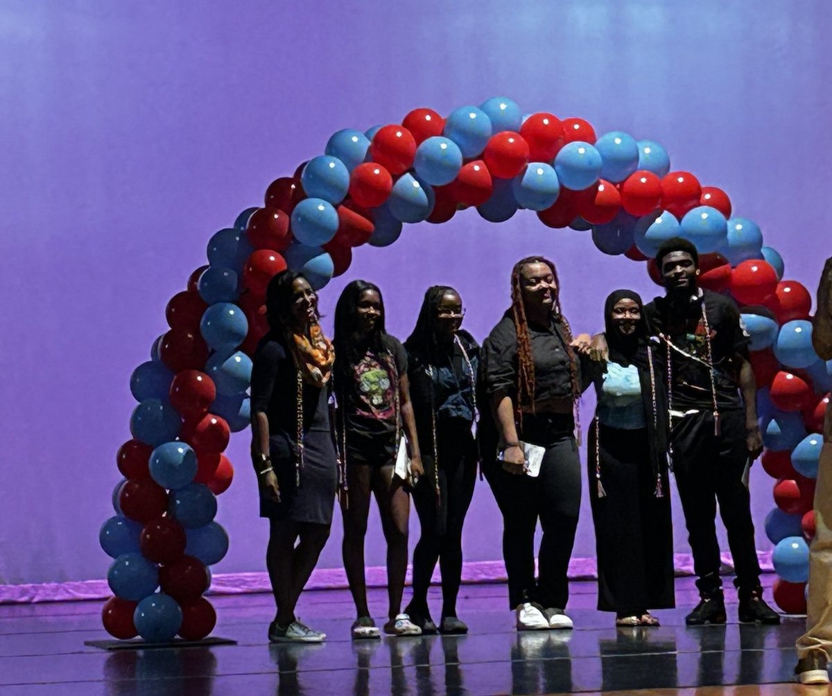 Just a few of our scholarship recipients today. So far, the Austin-East class of 2024 has earned over $3 million in scholarships! ❤️🎓🩵