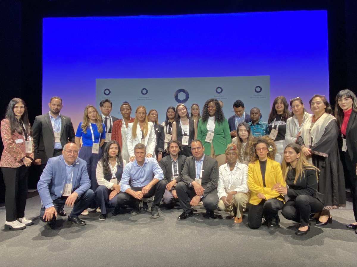 Part of our great family @WLCongress of freedom fighters. We were together at the Copenhagen Democracy Summit 2024, advocating for democracy and human rights, and delivering a powerful message to authoritarian regimes that the future belongs to us, not to them. #CDS2024