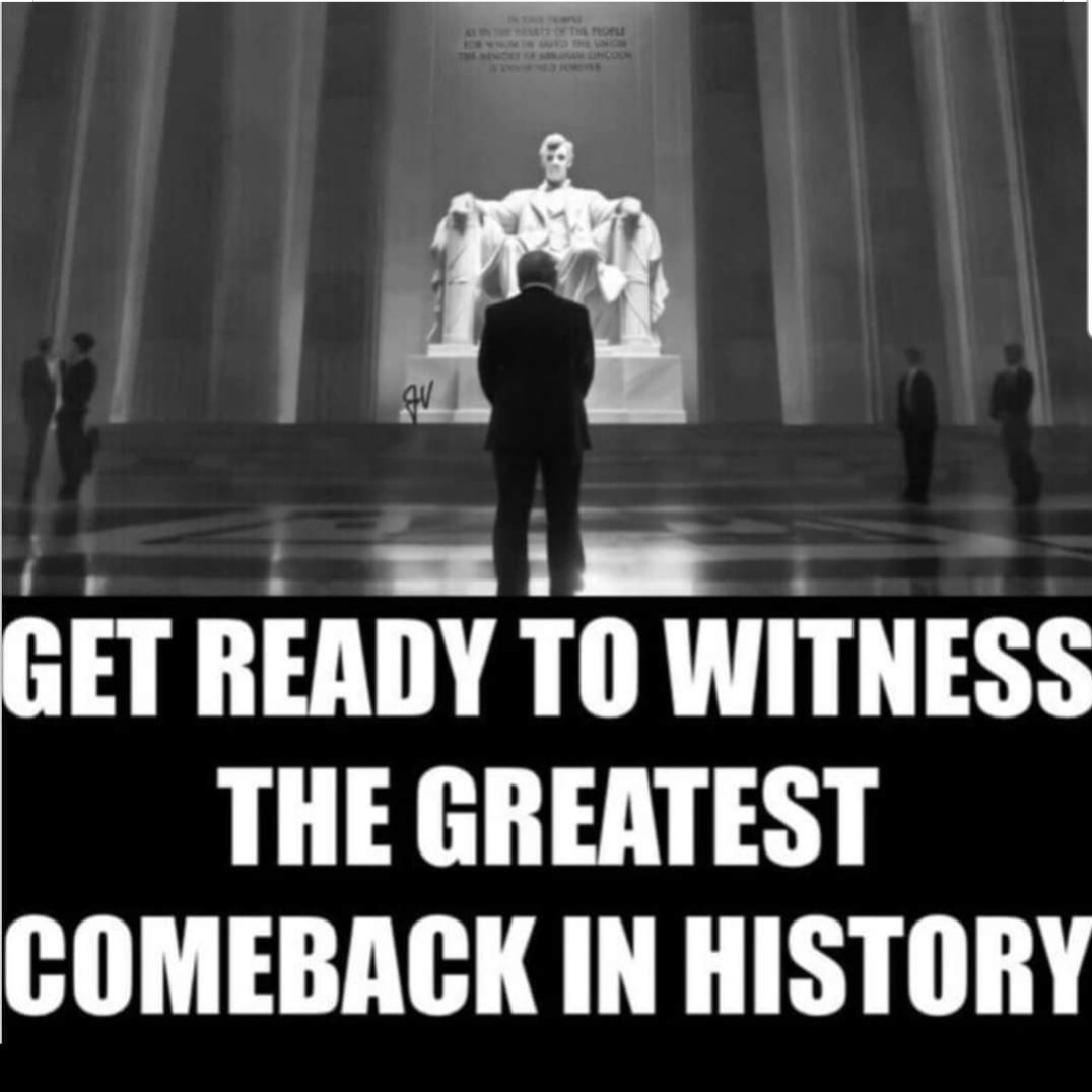 President Trump, 'THE GREAT COMBACK'🇺🇸 America is ready... #TrumpNowMoreThanEver