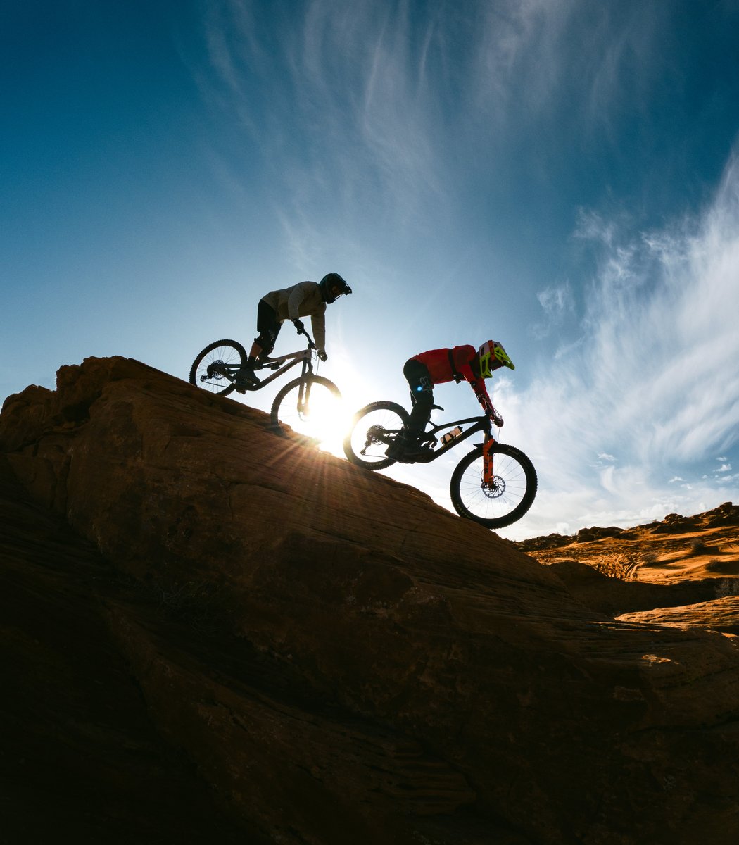 Photo of the Day: #GoProMTB season is here, tag your riding partner 👇 Shot with 27MP on #GoProHERO12 Black

🚲 Joey Foresta + Justin Fierro

#GoPro #Bike #MTB #MountainBiking #Silhouette #Utah