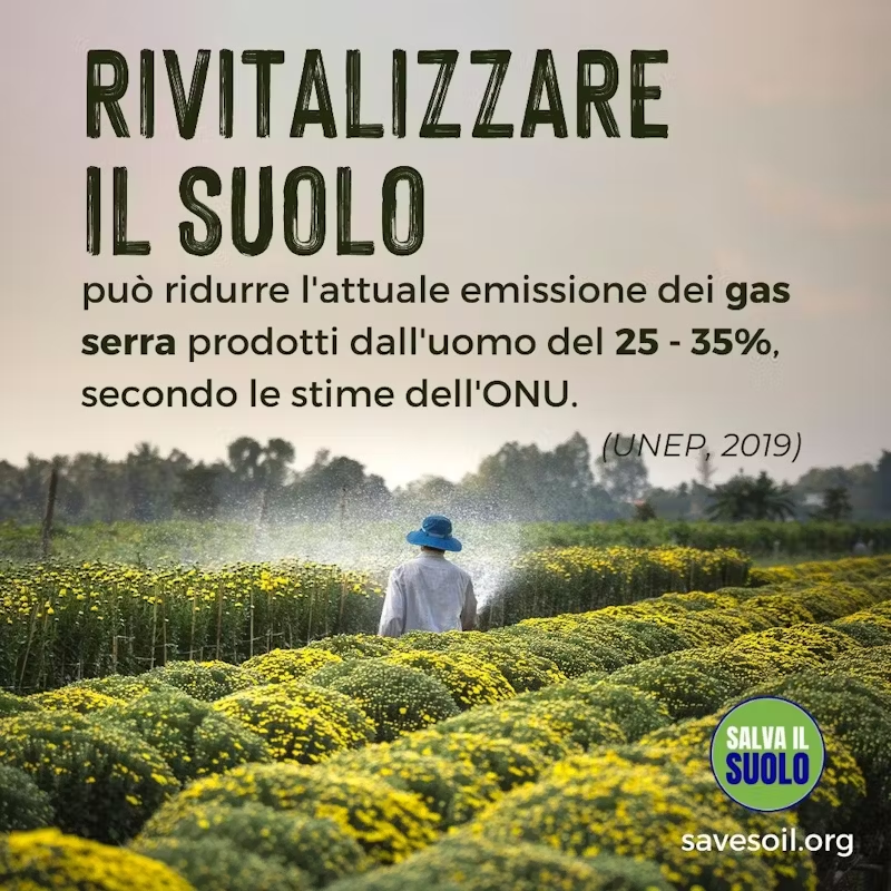 Per anni abbiamo ignorato i segnali che il nostro ambiente ci ha mandato. Il suolo, la fonte delle nostra vita, è ora sull'orlo dell'estinzione. 
#SaveSoilSaveEnvironment #savesoil #consciousplanet #savesoilfixclimatechange #soilforclimateaction