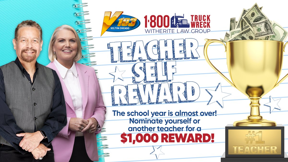 School year is almost over; tell us as an educator why you can use $1,000 to reward yourself or tell us about an educator you would like to award $1,000 to. Enter Here ➡️ ihe.art/Zrq5b3H