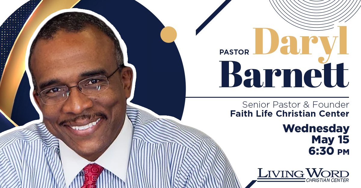 Don't miss Wednesday Night Bible Study. Join us IN PERSON or ONLINE tonight at 6:30 PM CT with Pastor @DarylLBarnett! See you soon!