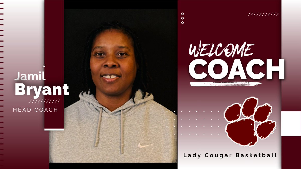 Welcome Coach Bryant! 

We're looking forward to the future of Lady Cougar Basketball! #WeAreBC #OneFamilyCougarStrong