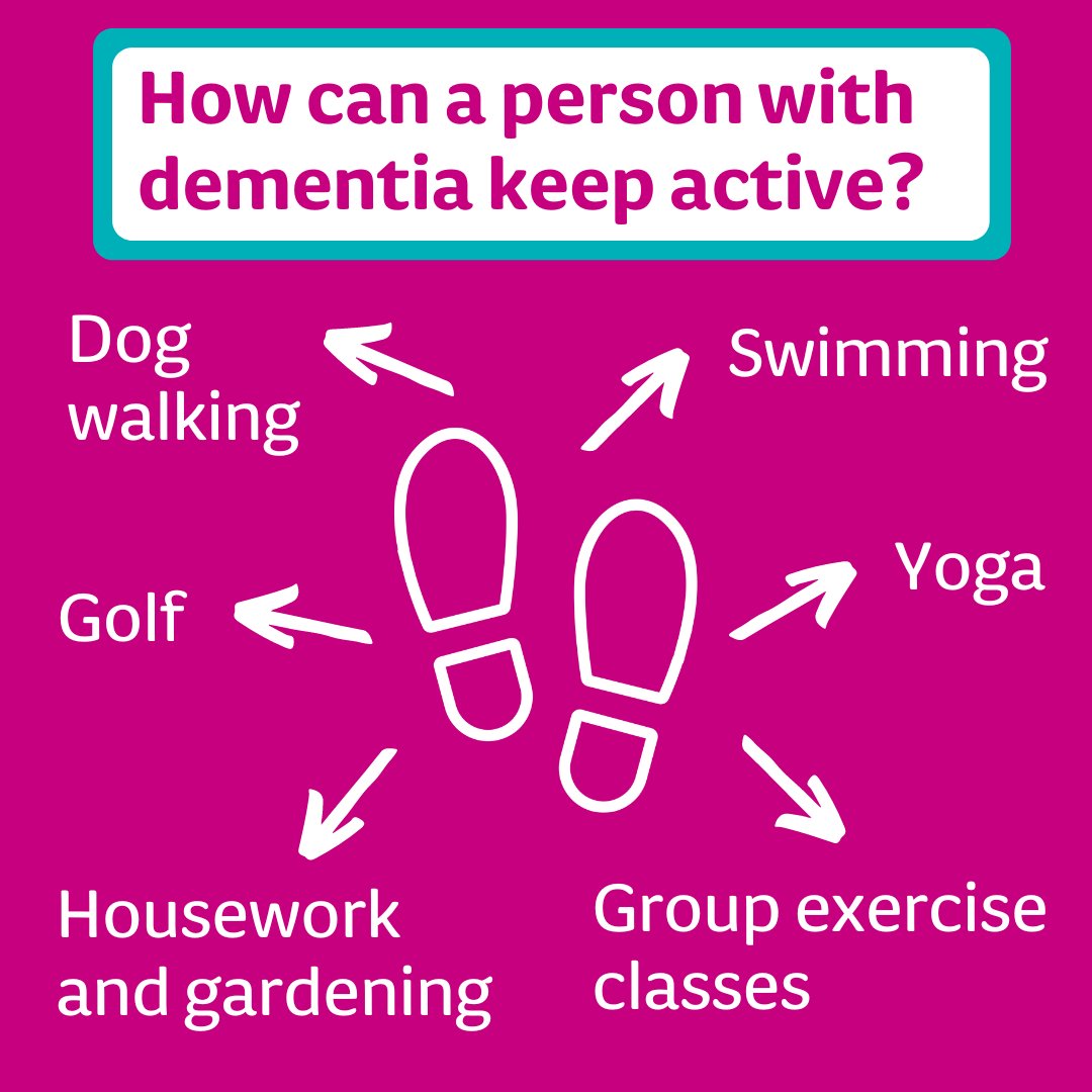 'As long as it can be done safely, a person with dementia should be supported to be physically active.' 🚶 This #MentalHealthAwarenessWeek, Admiral Nurse @JoeCost55776226 shares the importance of exercise for people living with #dementia and their carers: dementiauk.org/news/moving-fo…