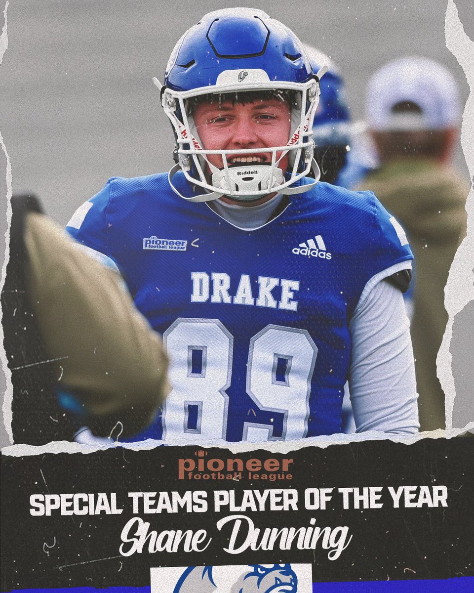 Prospect➡️Camper➡️Offer➡️Starter➡️ Special Teams Player of the Year➡️PFL Champ‼️ Camps that matter‼️ Sign up below K/P/LS come compete‼️🐶💍 #RAISEtheBAR drakefootballcamps.com