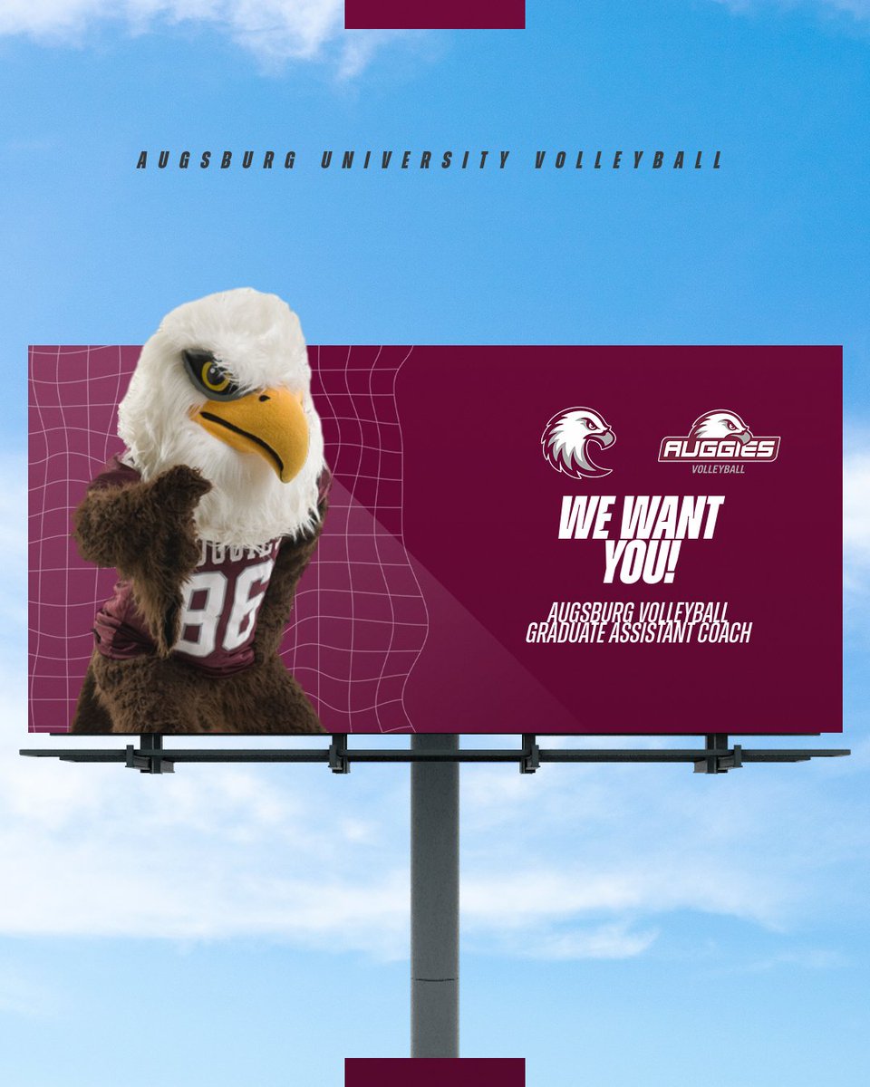 We're looking for YOU! Augsburg University is hiring a graduate assistant coach for the volleyball team. Great opportunity for a young coach to work with an NCAA D-III, MIAC program! More info and application link: jobs.smartrecruiters.com/AugsburgUniver… #d3vb #AuggiePride