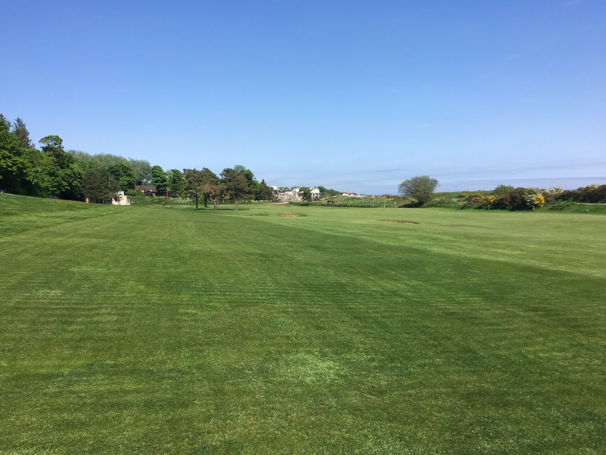I_Galbraith's tweet photo. Lovely impromptu game at ⁦@lundingolfclub⁩ escaping the East Lothian haar. Very enjoyable course and fine fish and chips 😀 https://t.co/8SkjDyGZIN