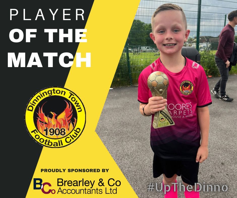 Under 9’s Man of the Match - Ellis. Unbelievable today. Played two positions and smashed both of them. Made the right decision to pass or shoot and hit got rewards. Well played pal 💪🏻🟡⚫️