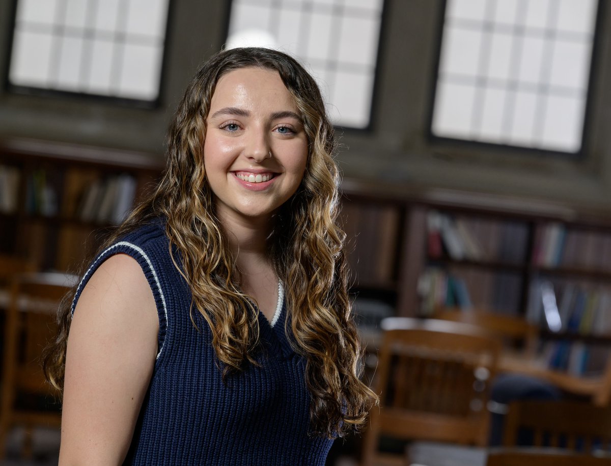 Emma Hersom, a Political Science and Human Rights Studies double major from Sutton, Massachusetts, shares her reflections and advice for Bantams in this #TrinColl2024 spotlight. 💙💛 Read more: trincoll.link/2024Reflections #TrinGrad #TogetherWeTrin