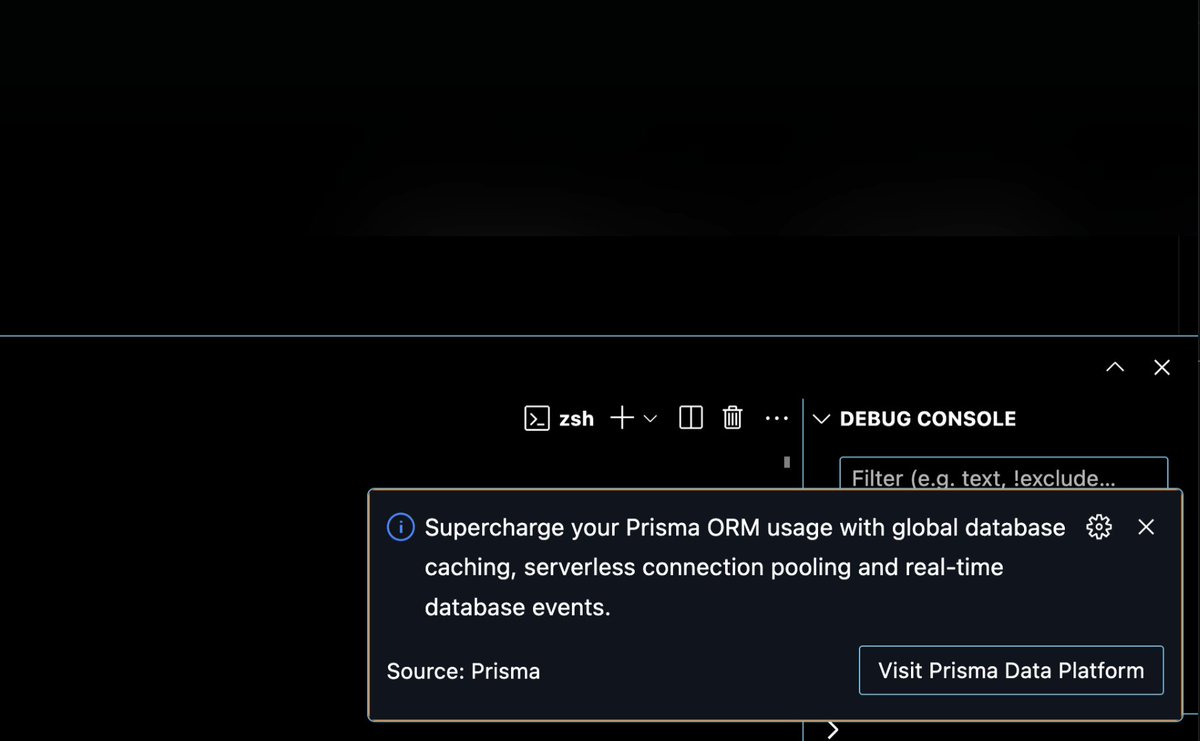 StefanTMD's tweet image. Did I just get an ad on VS Code?