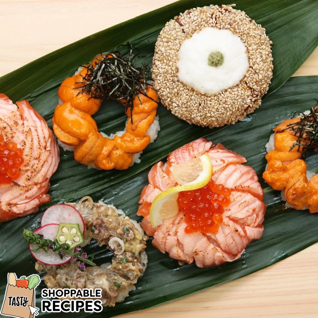 Get creative with your sushi game with these fun and tasty donuts! tasty.co/recipe/sushi-d…