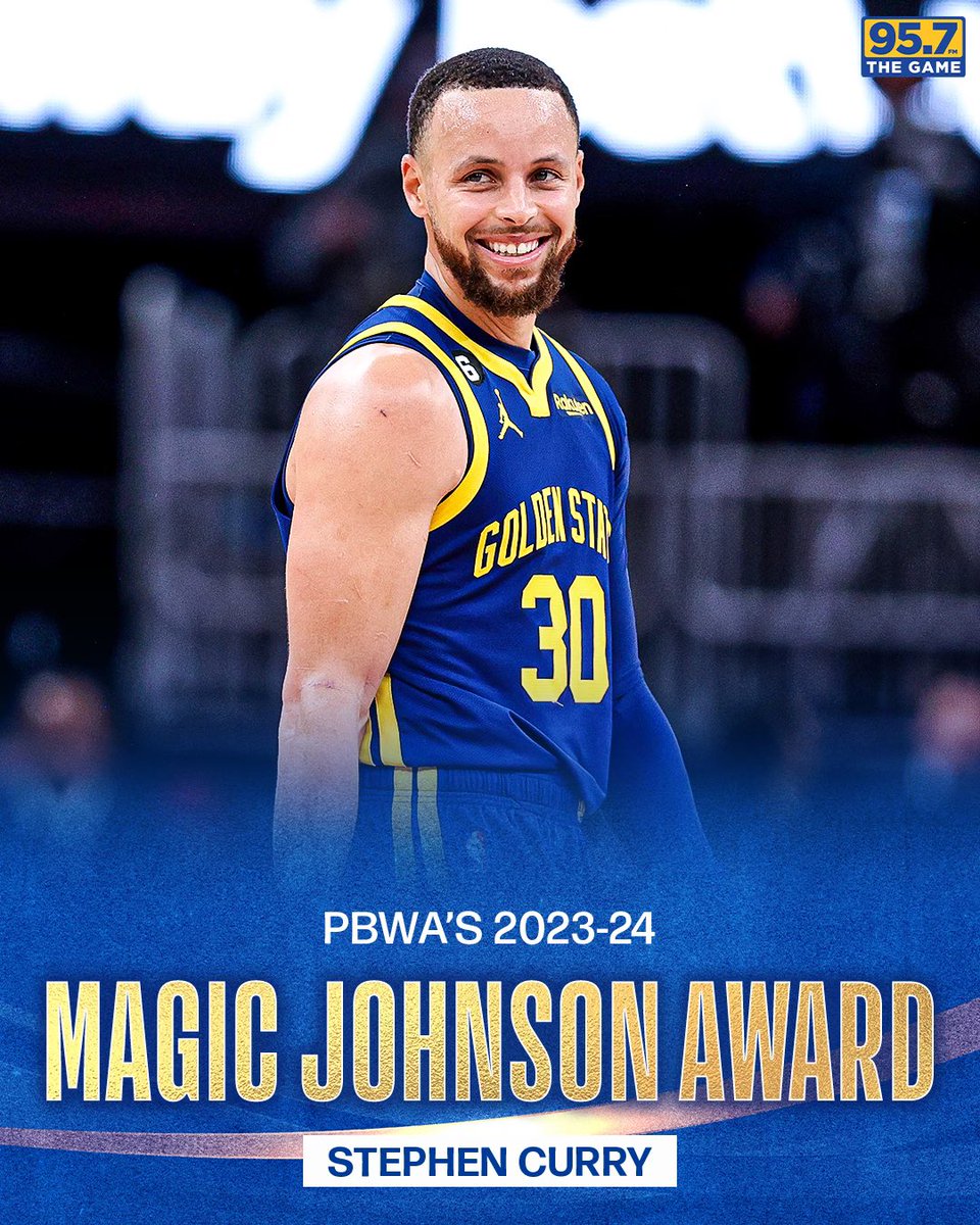 Congratulations @StephenCurry30! 🐐

The award honors the NBA player who best combines excellence on the court with cooperation and grace in dealing with the media and fans.