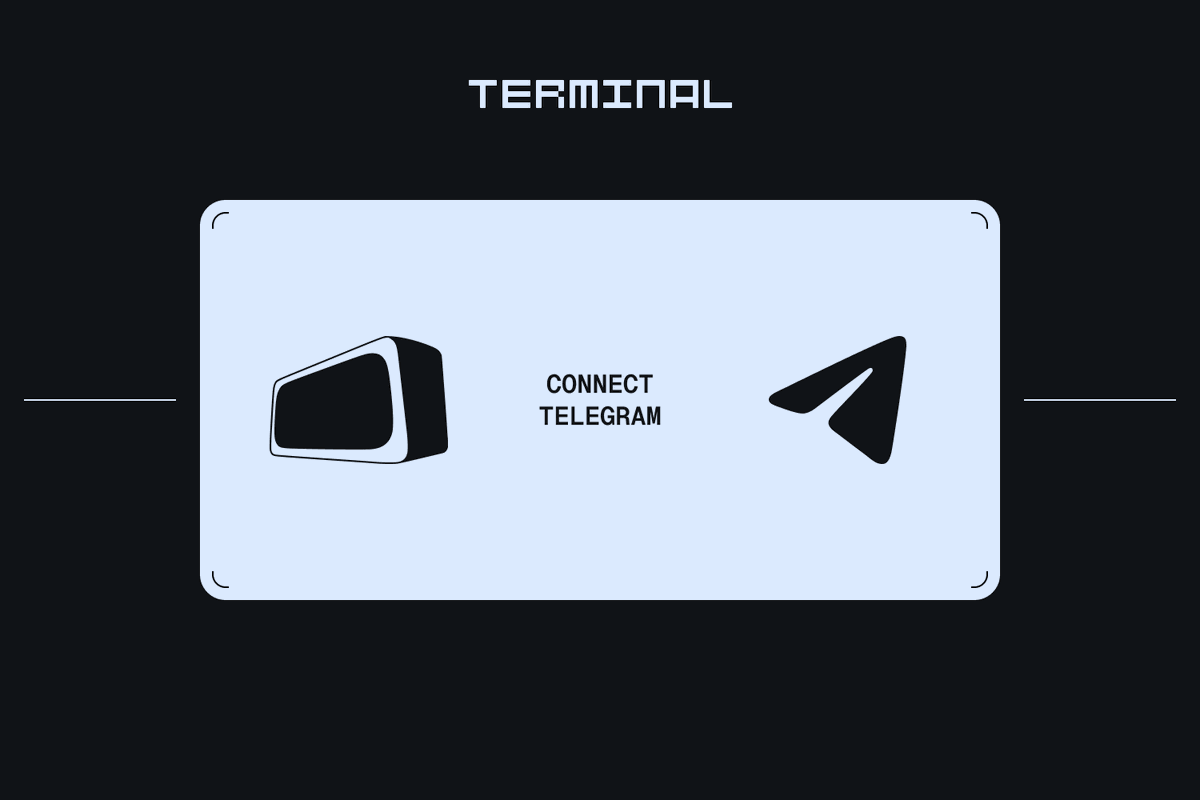 Prepare for... 👀 Soon, we will have huge announcements. But right now, you need to do one thing... Link your Telegram account to 0xterminal.game *To link your Telegram account, go to 0xterminal.game, enter with your wallet, and in the 'quests' section, you