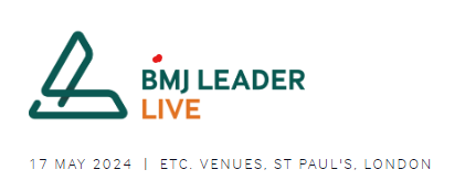 We look forward to welcoming delegates to our BMJ Leader Live Conference on Friday 17 May in London

We'll be discussing what good leadership really means, how we can lead for people and planet and how to tackle the complexities of leadership in healthcare
bmjleaderlive.bmj.com/london/program…