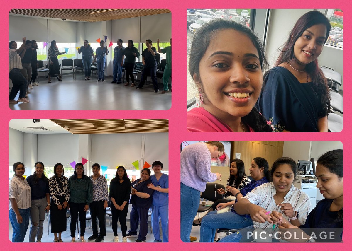💫ICU Wellness Day. A great success. Incorporating International Nurse Week. A day full for staff with an International Dance class, crochet class,mediation, and reflection. Thanks also to @ElaineBarker77 for a great presentation on TUH coaching service #downtime #staffwellbeing