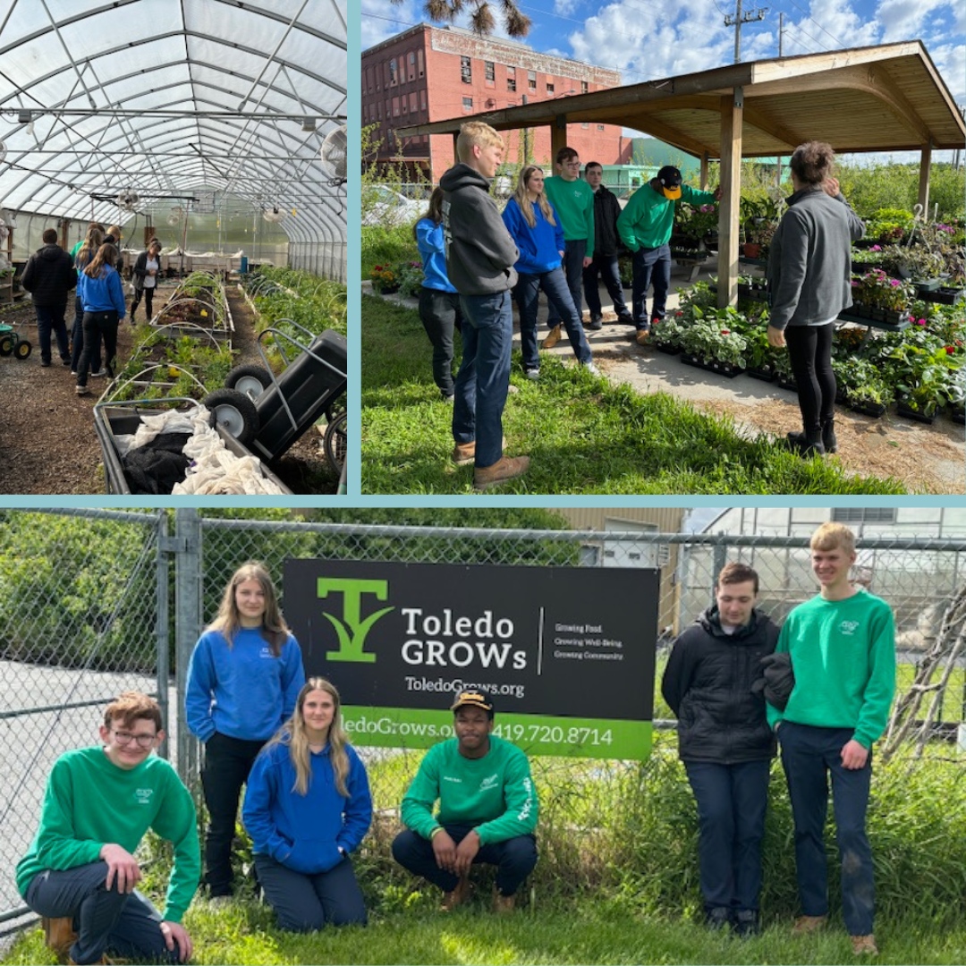 🌿🌻 Our Horticulture-Landscape class made an impact at Toledo Grows! Donating plants from our sale, our students beautified Toledo neighborhoods and learned about urban agriculture topics like beekeeping. Huge thanks to the Toledo Grows staff! 💚 #SuccessReady #PentaPride