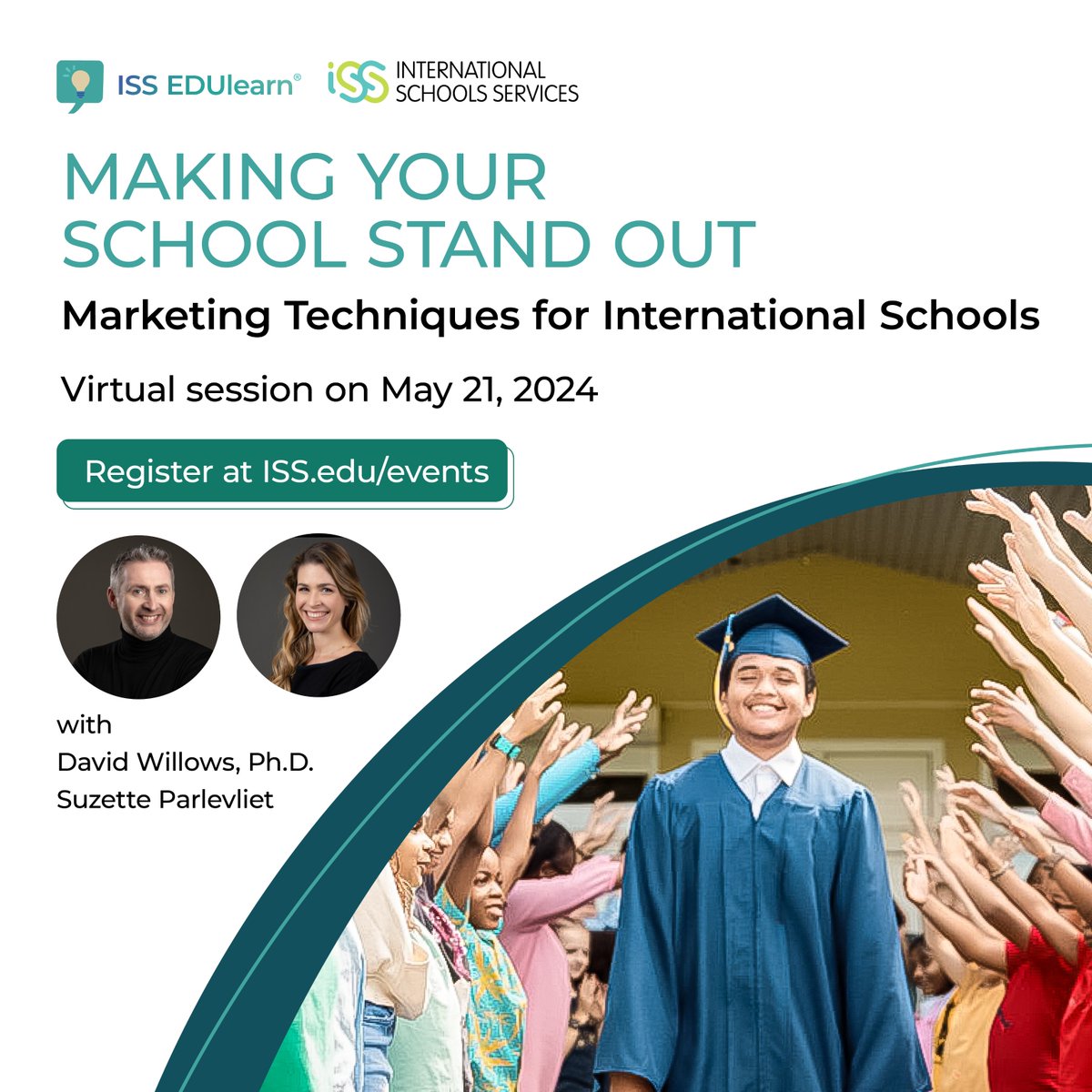 In 1 week: Gain marketing strategies to help position your school as a leader in #IntlEd and attract prospective students! Register today at iss.education/school-stand-o… #ISSedu #SchoolMarketing